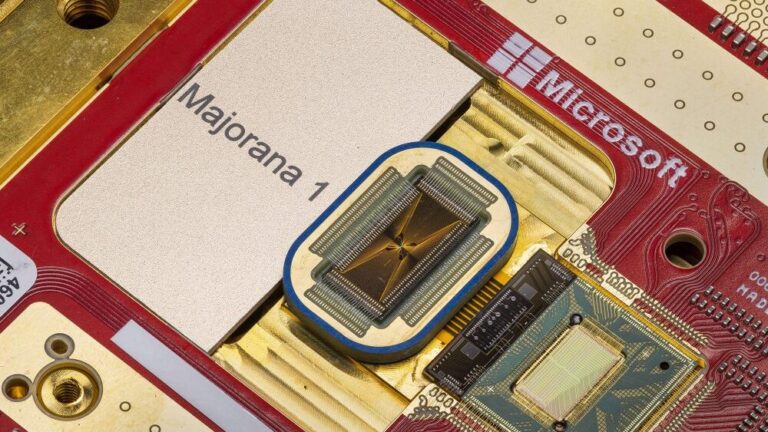 Chip majorana 1 criado pela microsoft